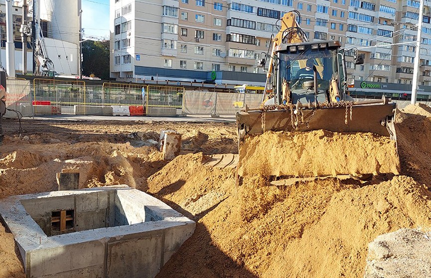 В Минске в районе ул. Богдановича начался новый этап продления метро