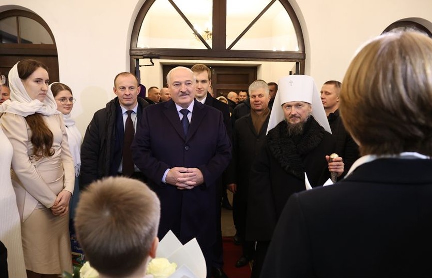 А. Лукашенко поблагодарил Митрополита Вениамина и всех священнослужителей за деяния, совершенные во имя белорусского народа и государства