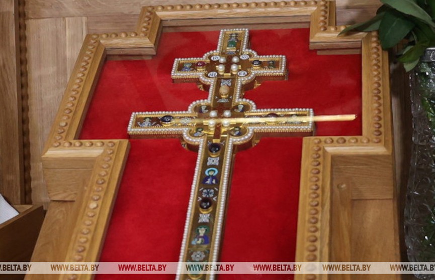 В Минск доставили крест преподобной Евфросинии Полоцкой