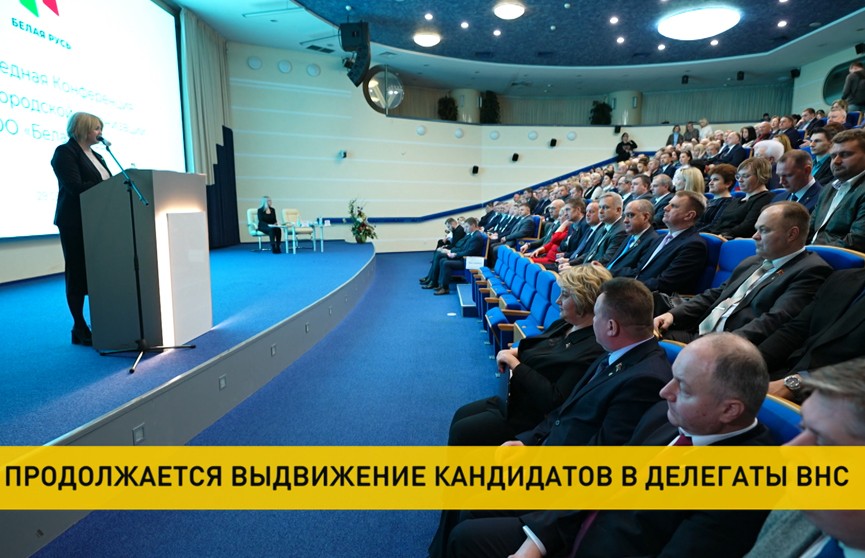 Своих кандидатов в делегаты ВНС выдвинули профсоюзы Гомельской области