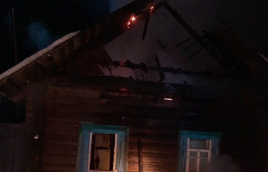 Мужчина спас соседку при пожаре в Рогачевском районе