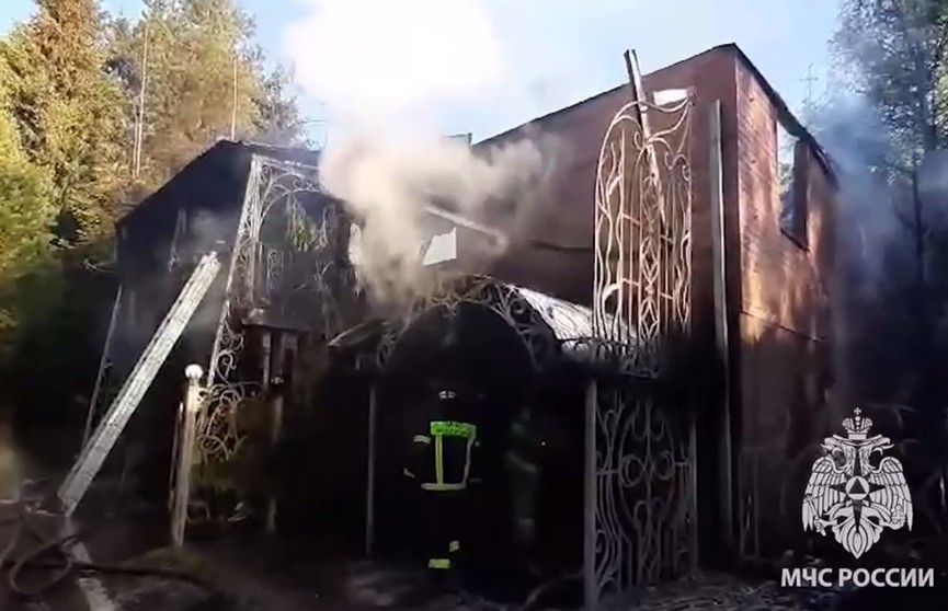 На пожаре в садовом товариществе в Подмосковье погибли восемь человек