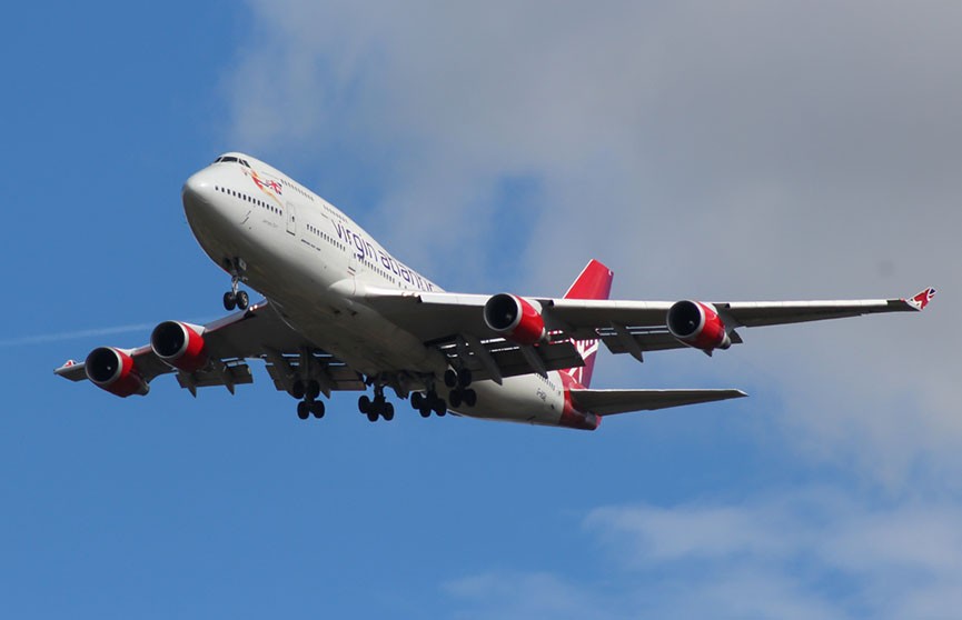 Самалёт авіякампаніі Virgin Atlantic выпадкова перавысіў хуткасць гуку падчас палёту