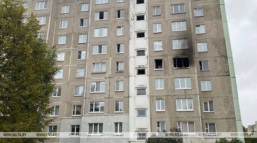 В Минске из-за пожара в квартире погибли отец и сын, двухмесячный ребенок в реанимации