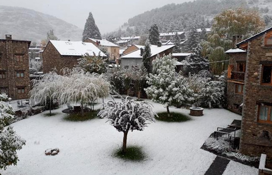 В Испании выпал первый снег
