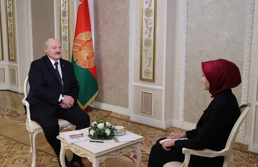 Александр Лукашенко дал интервью турецкому телеканалу TRT