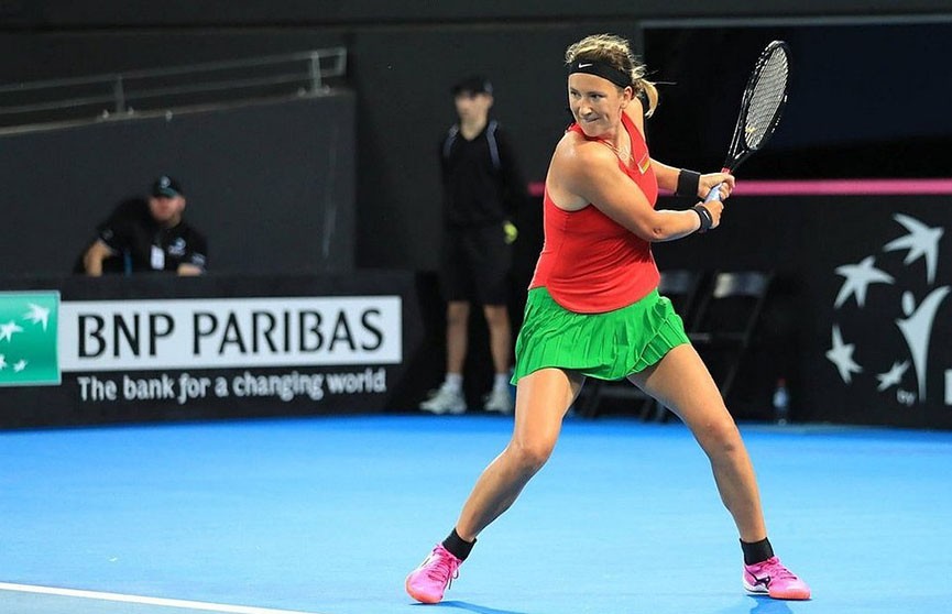 Виктория Азаренко успешно провела выступление на Кубке Федерации в Австралии