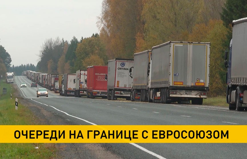 ГПК: в Беларуси отмечают медленное оформление машин на границе с ЕС
