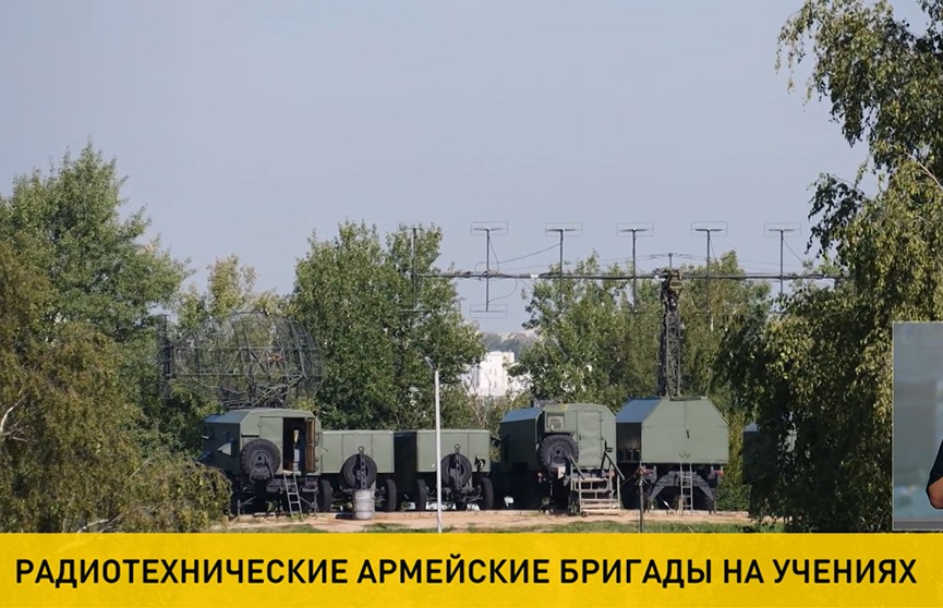 Радиотехническая бригада отработала борьбу с беспилотниками на учениях под Минском