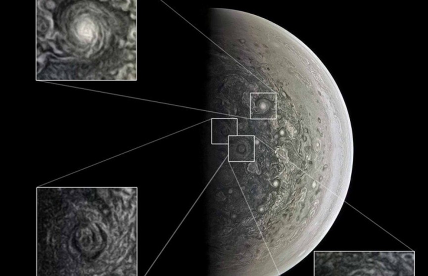 NASA опубликовало видео полюсов Юпитера