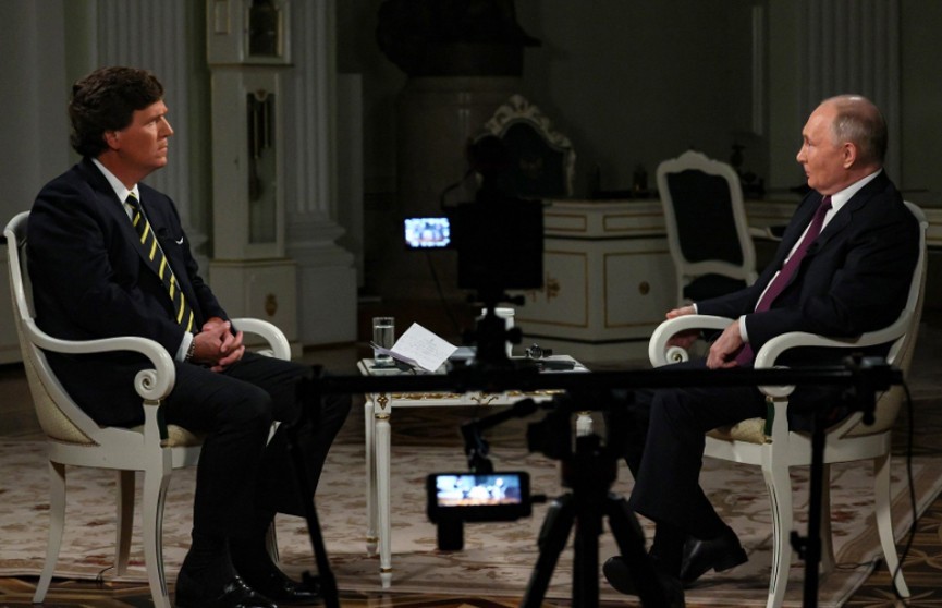 Такер Карлсон рассекретил некоторые аспекты беседы тет-а-тет с Владимиром Путиным