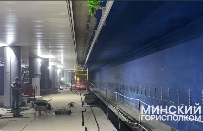 Как продвигается строительство в Минске третьей линии метро (ВИДЕО)