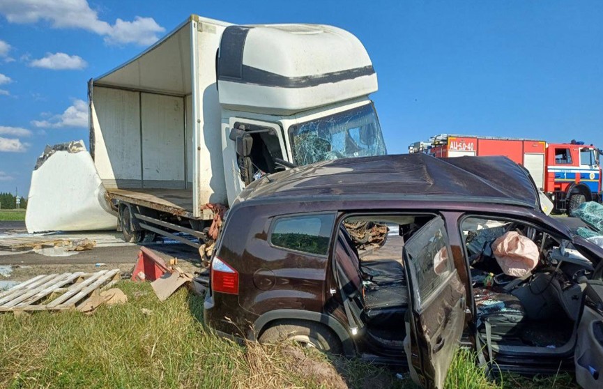 Три человека погибли в ДТП с грузовиком возле Славгорода