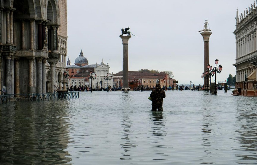 Подъём уровня воды ожидается в Венеции