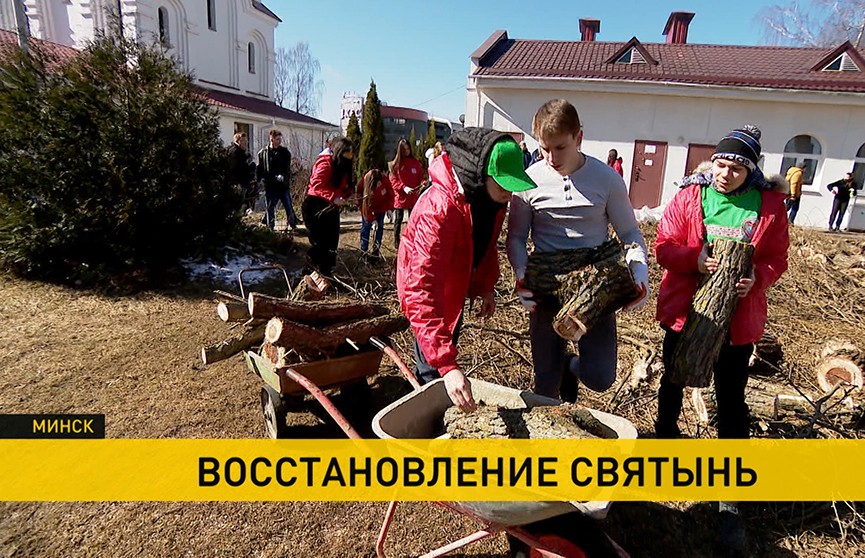 Всё больше молодых людей присоединяются к благотворительной акции «Восстановление святынь Беларуси»