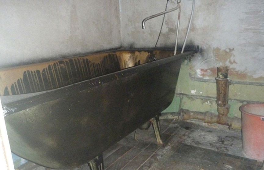 Юноша получил ожоги при пожаре в ванной в Новополоцке