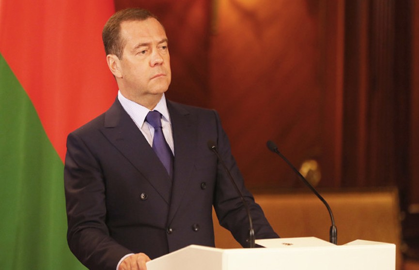 Лучше всех на послании Путина настроение было у Медведева (ВИДЕО)