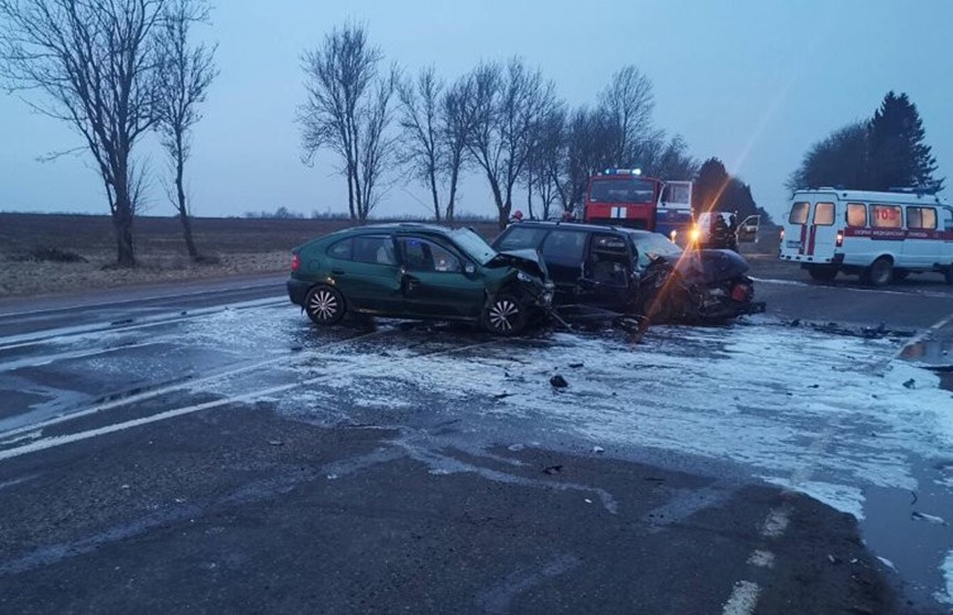 ДТП в Оршанском районе: при лобовом столкновении авто три человека пострадали