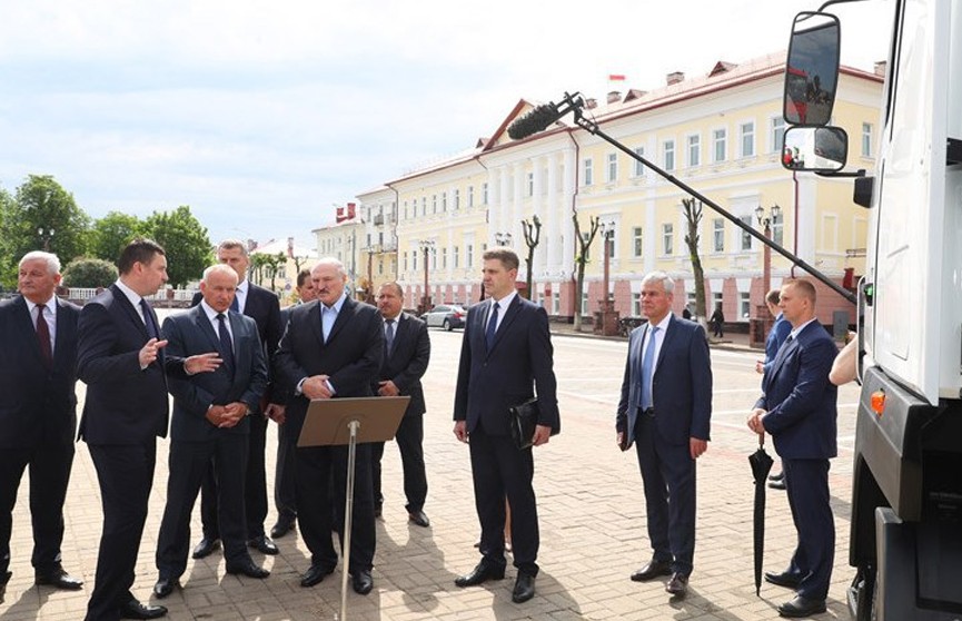 Александр Лукашенко с рабочей поездкой посетил Полоцк