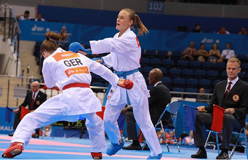 В полуфинал турнира по карате II Европейских игр прошла белоруска Мария Кулинкович
