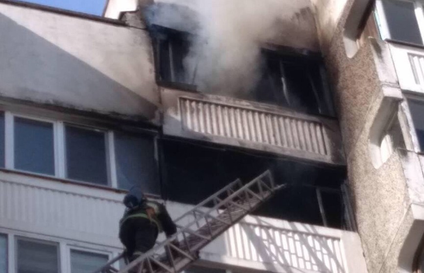 Пожар в Сухарево: из-за брошенного окурка сгорели два балкона многоэтажки