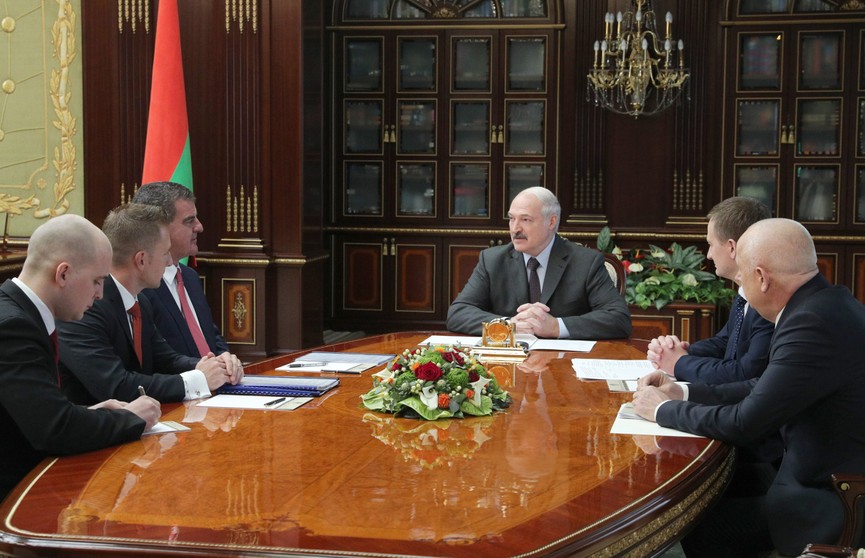 Александр Лукашенко встретился с владельцем компании «Штадлер» Петером Шпулером