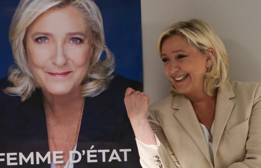Ле Пен признала поражение в борьбе с Макроном за пост президента Франции