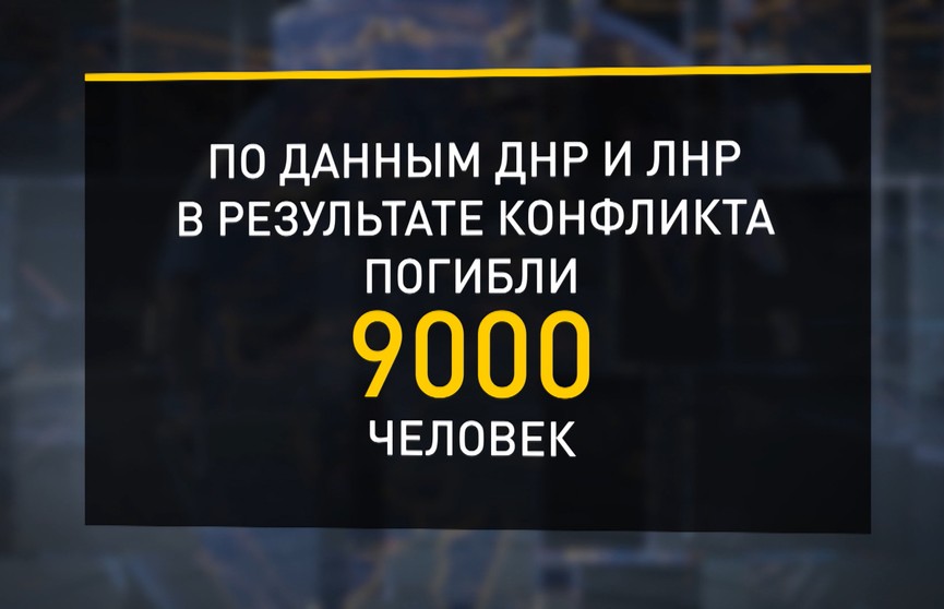 По данным Донецка и Луганска, в результате конфликта в Донбассе за 8 лет погибли 9000 человек