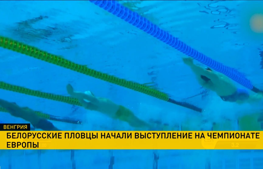 Белорусские пловцы начали выступление на чемпионате Европы