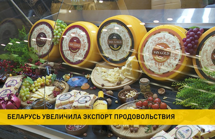 Беларусь увеличила экспорт продовольствия