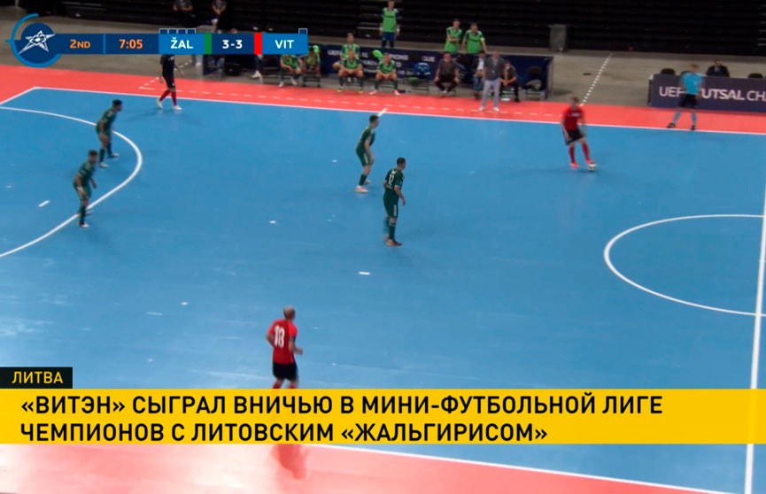«Витэн» сыграл вничью в мини-футбольной Лиге чемпионов с литовским «Жальгирисом»