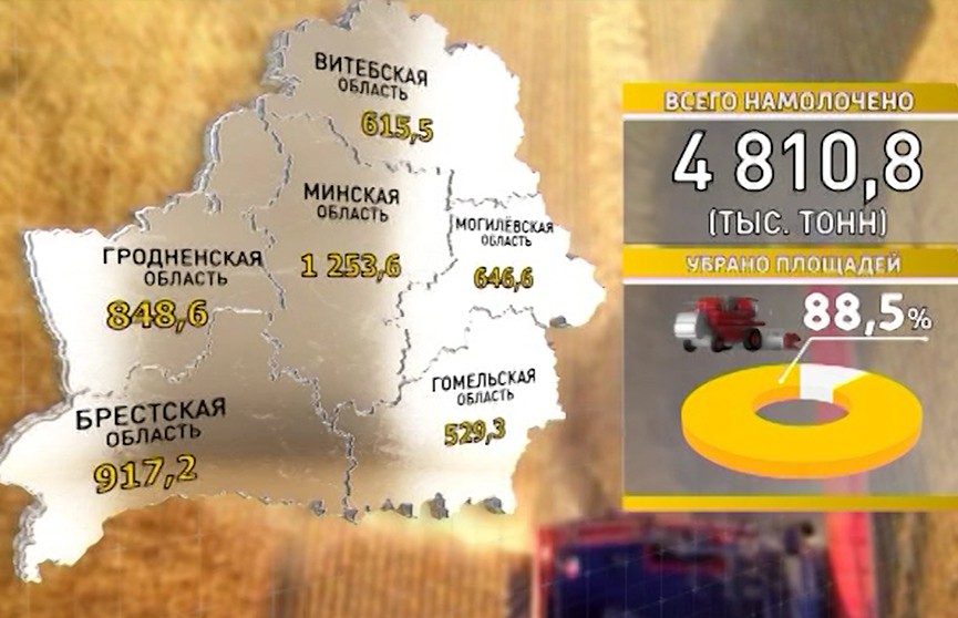 Урожай-2018: намолочено почти 5 миллионов тонн зерновых