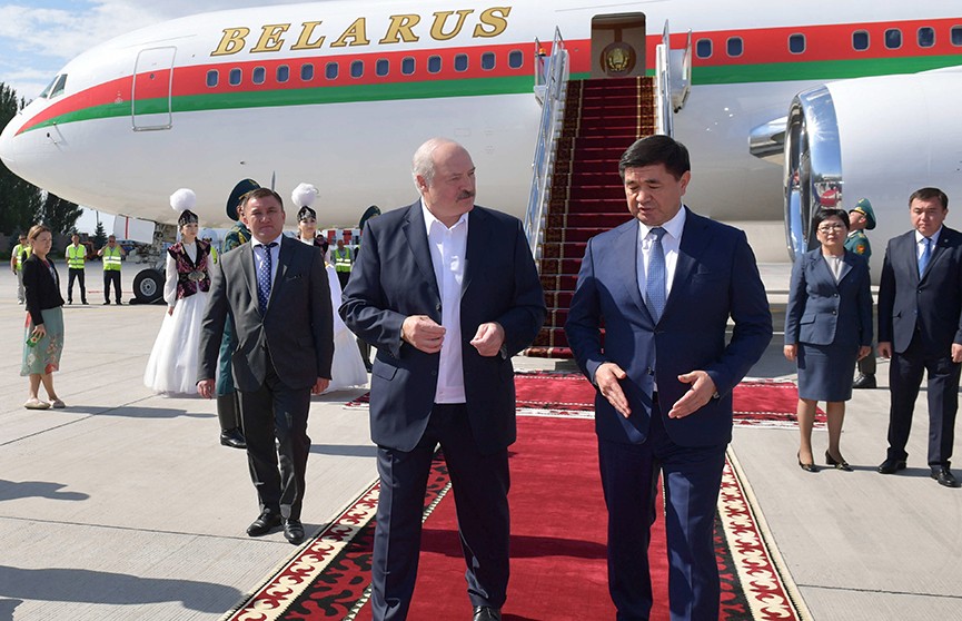 Саммит в Бишкеке: Александр Лукашенко прибыл в столицу Кыргызтана