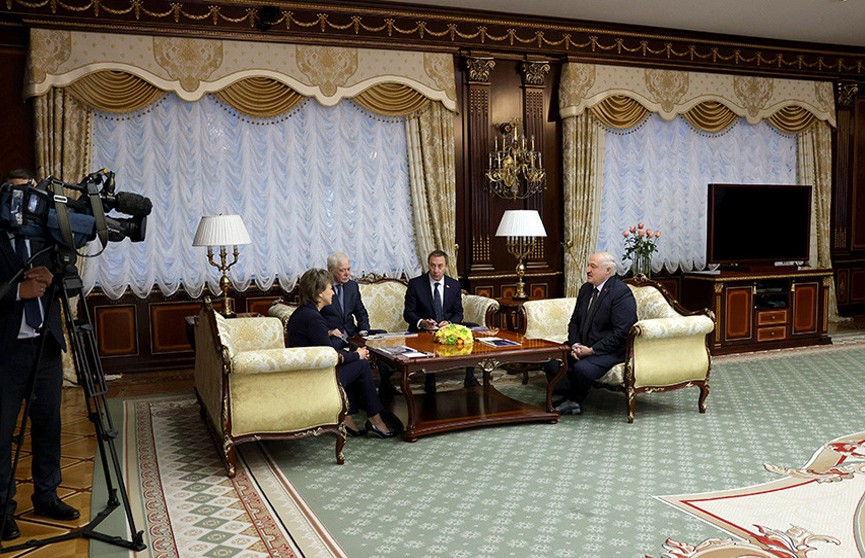 Александр Лукашенко провел встречу с руководителем Российского экспортного центра