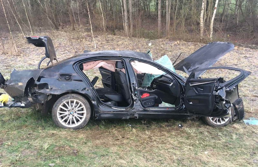 ДТП в Полоцком районе: BMW вылетел в кювет и перевернулся. Водитель погиб