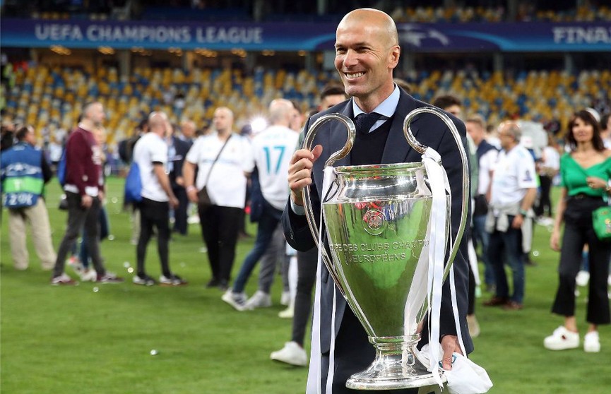 Зинедин Зидан признан лучшим тренером в истории футбольной Лиги чемпионов