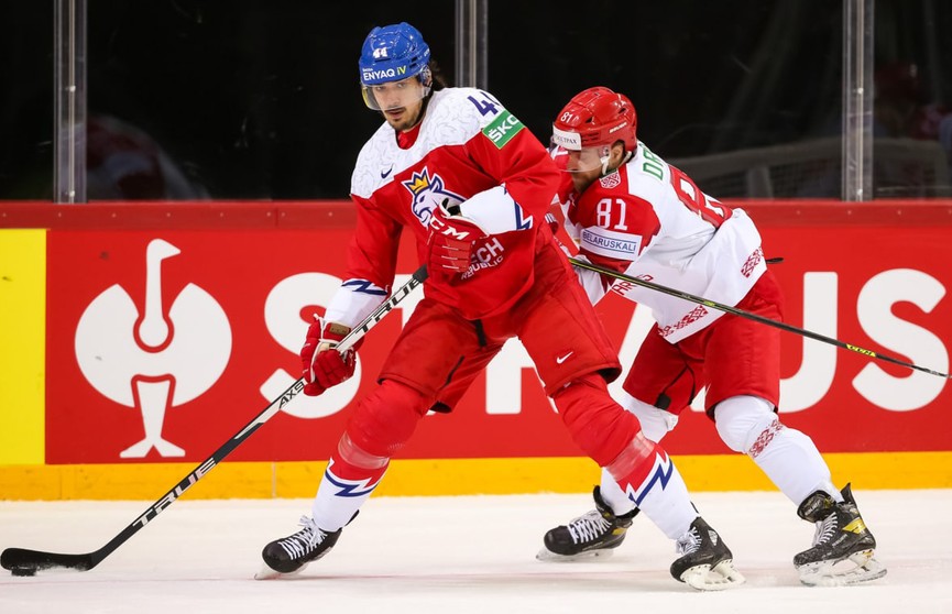 Сборная Беларуси по хоккею проиграла Чехии на ЧМ-2021