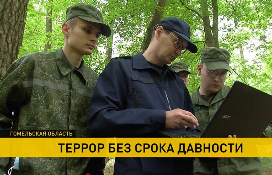 В Ченковском лесу около Гомеля обнаружили 30 расстрельных ям с останками