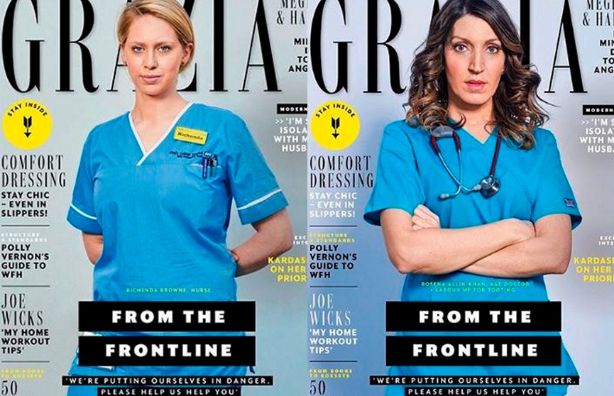 Обычные женщины-врачи впервые стали моделями на обложке глянцевого журнала