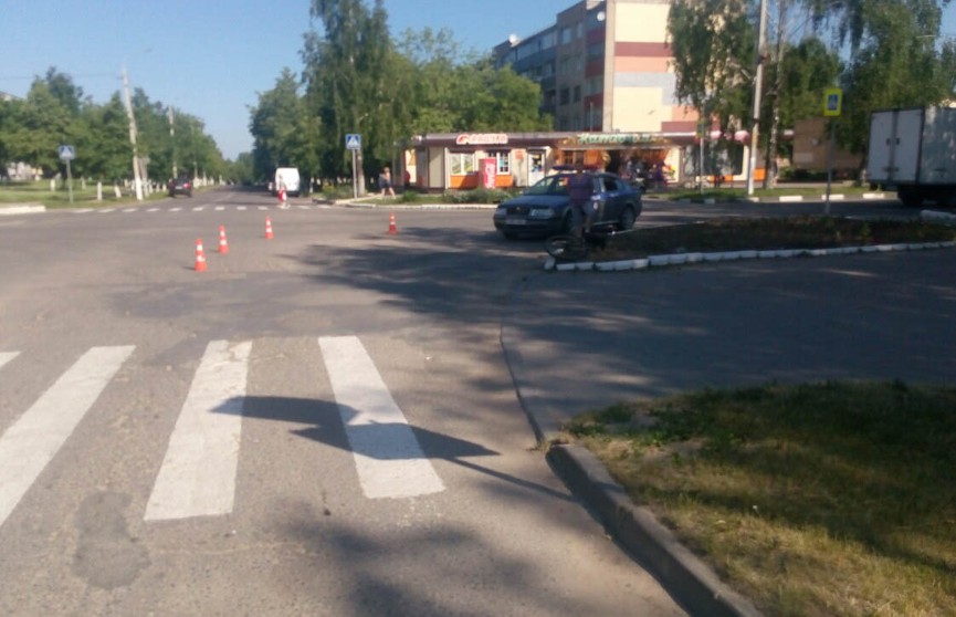 82-летняя велосипедистка попала под машину в Новолукомле
