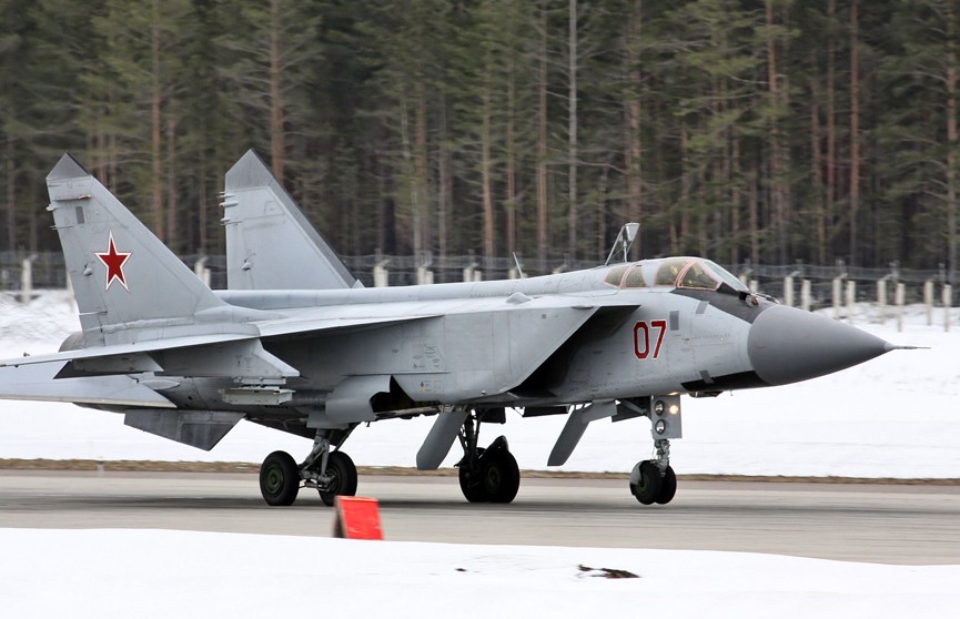 Российский МиГ-31 сопроводил норвежский самолет над Баренцевым морем