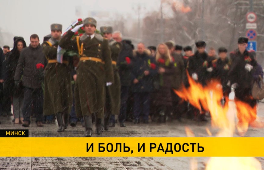 В Минске прошли памятные мероприятия по случаю годовщины снятия блокады Ленинграда
