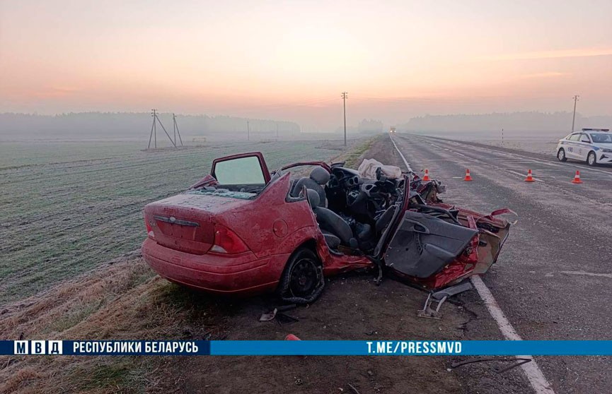 В Пинском районе автомобильный прицеп врезался в легковушку: есть погибшие