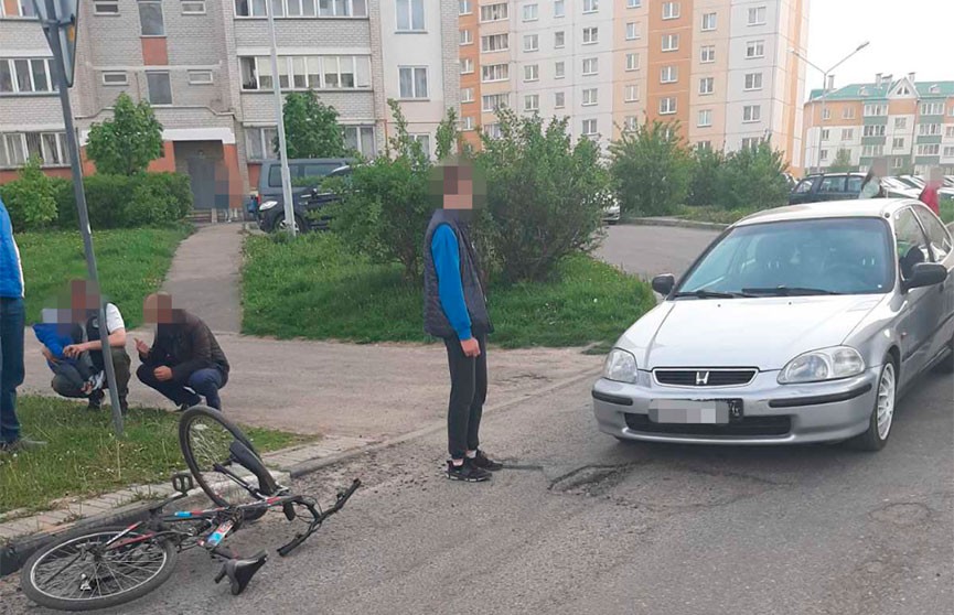 Тринадцатилетняя велосипедистка попала под колеса Honda в Витебске