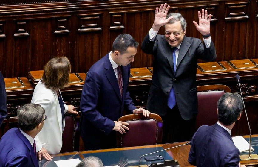 Премьер-министр Италии Марио Драги уходит в отставку