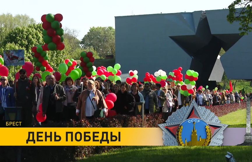 От Витебска до Бреста: в больших и малых городах Беларуси празднуют День Победы