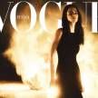 Кендалл Дженнер снялась в черном платье на фоне пламени для обложки Vogue