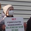 Экологическая акция против строительства забора прошла в Беловежской пуще