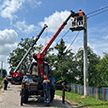 В Гомельской и Могилевской областях энергетики восстанавливают электроснабжение после урагана