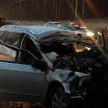 Volkswagen столкнулся с грузовиком под Минском: водитель легковушки погиб